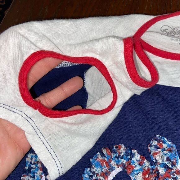 Justice girls open shoulder tee - Picture 4 of 5